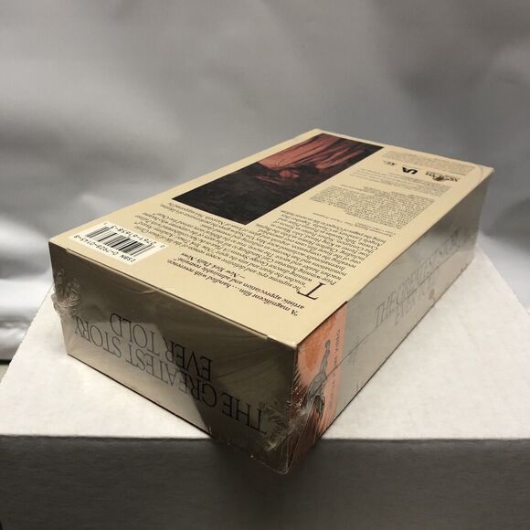 The Greatest Story Ever Told VHS, 2-Tape Set Life Story Of Jesus Christ Sealed - Picture 8 of 8